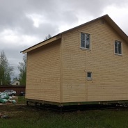 Фото готовых работ - Каркасный дом 6х8 м., с мансардой