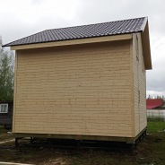 Фото готовых работ - Каркасный дом 6х8 м., с мансардой