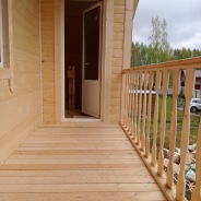 Фото готовых работ - Каркасный дом 6х8 м., с мансардой