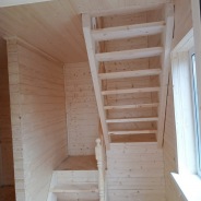 Фото готовых работ - Каркасный дом 6х8 м., с мансардой