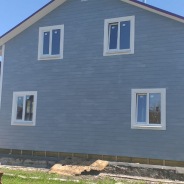 Фото готовых работ - Каркасный дом 8х9 м