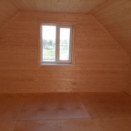 Фото готовых работ - Дом из проф. бруса камерной сушки 7х9 м. (Проект Д-157)