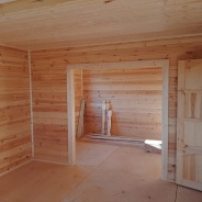 Фото готовых работ - Дом из проф. бруса камерной сушки 7х9 м. (Проект Д-157)