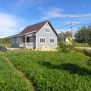 Фото готовых работ - Каркасный дом 8,6х10 м., с мансардой 