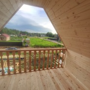 Фото готовых работ - Каркасный дом 6х8 м., с мансардой