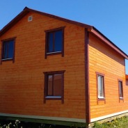 Фото готовых работ - Каркасный дом 7х8 м. (Проект К-155)