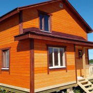 Фото готовых работ - Каркасный дом 7х8 м. (Проект К-155)