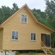 Фото готовых работ - Каркасный дом 6х8 м. с мансардой (Проект К-3)