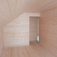 Фото готовых работ - Каркасный дом 8,5х8,5 м., с мансардой