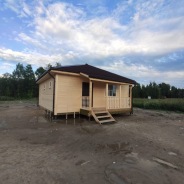 Фото готовых работ - Каркасный дом 8х8 м (К-116)