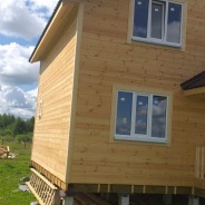 Фото готовых работ - Каркасный дом 7х9 м (К-158)