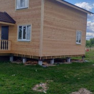 Фото готовых работ - Каркасный дом 7х9 м (К-158)