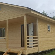 Фото готовых работ - Каркасный дом 6х7,5 м (Проект К-106)