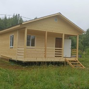 Фото готовых работ - Каркасный дом 6х7,5 м (Проект К-106)