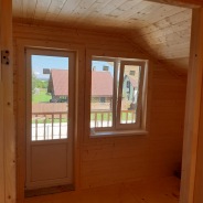 Фото готовых работ - Каркасный дом 9х9 м (Проект К-80)