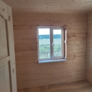 Фото готовых работ - Одноэтажный каркасный дом 6х8 м. (К-109)