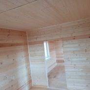 Фото готовых работ - Одноэтажный дом из профилированного бруса 6х10 м.