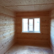 Фото готовых работ - Одноэтажный дом из профилированного бруса 6х10 м.