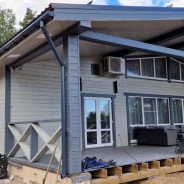 Фото готовых работ - Каркасный дом 17х20 м.