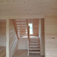 Фото готовых работ - Каркасный дом 7х13 м., с мансардой