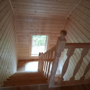 Фото готовых работ - Каркасный дом 7х13 м., с мансардой