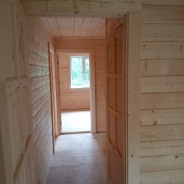 Фото готовых работ - Каркасный дом 7х13 м., с мансардой