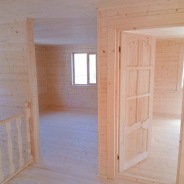 Фото готовых работ - Каркасный дом 9х9 м., с террасой (К-123)