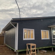 Фото готовых работ - Каркасный дом 9х17 м.