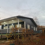 Фото готовых работ - Каркасный дом 9х17 м.