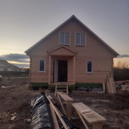 Фото готовых работ - Дом из проф. бруса камерной сушки 8х8,5 м. (Д-31)