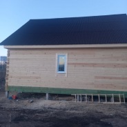 Фото готовых работ - Дом из проф. бруса камерной сушки 8х8,5 м. (Д-31)