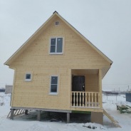 Фото готовых работ - Каркасный дом 6х8 м., с мансардой