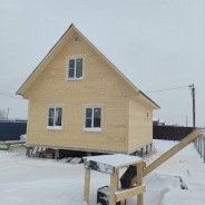 Фото готовых работ - Каркасный дом 6х8 м., с мансардой