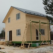 Фото готовых работ - Каркасный дом 6х8 м