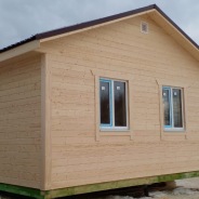 Фото готовых работ - Каркасный одноэтажный дом 6х8 м (К-108)