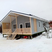 Фото готовых работ - Каркасный дом 14,5х9 м (Проект К-167)