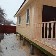 Фото готовых работ - Баня из проф. бруса камерной сушки 10,0 х 6,0 м