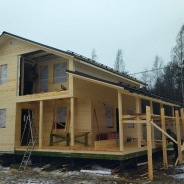 Фото готовых работ - Каркасный дом 11,5 х 8,5 м (К-162)