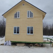 Фото готовых работ - Каркасный дом 6х8 м