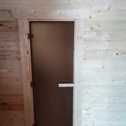 Фото готовых работ - Баня из проф. бруса камерной сушки 8х9 м., с мансардой (Б-55)