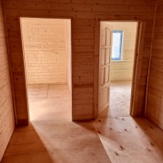 Фото готовых работ - Одноэтажный каркасный дом 12х9 м (К-61)