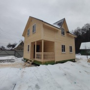 Фото готовых работ - Каркасный дом 6х8 м (Проект К-111)