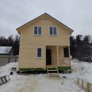 Фото готовых работ - Каркасный дом 6х8 м (Проект К-111)