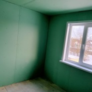 Фото готовых работ - Каркасный дом 7х8 м. (Проект К-155)