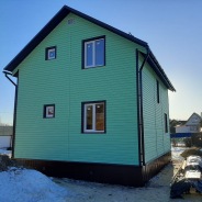 Фото готовых работ - Каркасный дом 6х8 м (К-177)