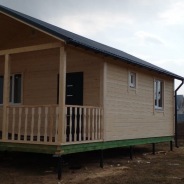 Фото готовых работ - Каркасный дом 6х8 м.