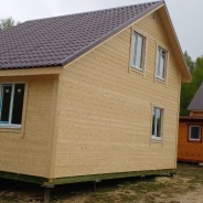 Фото готовых работ - Каркасный дом 6х8 м (К-12)