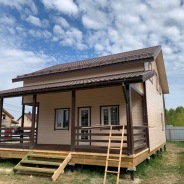 Фото готовых работ - Каркасный дом 12х8,5 м (К-162)