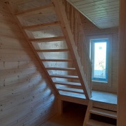 Фото готовых работ - Каркасный дом 7х10 м + терраса 2х7 м 