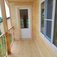 Фото готовых работ - Каркасный дом 6х8 м. (Проект К-154)